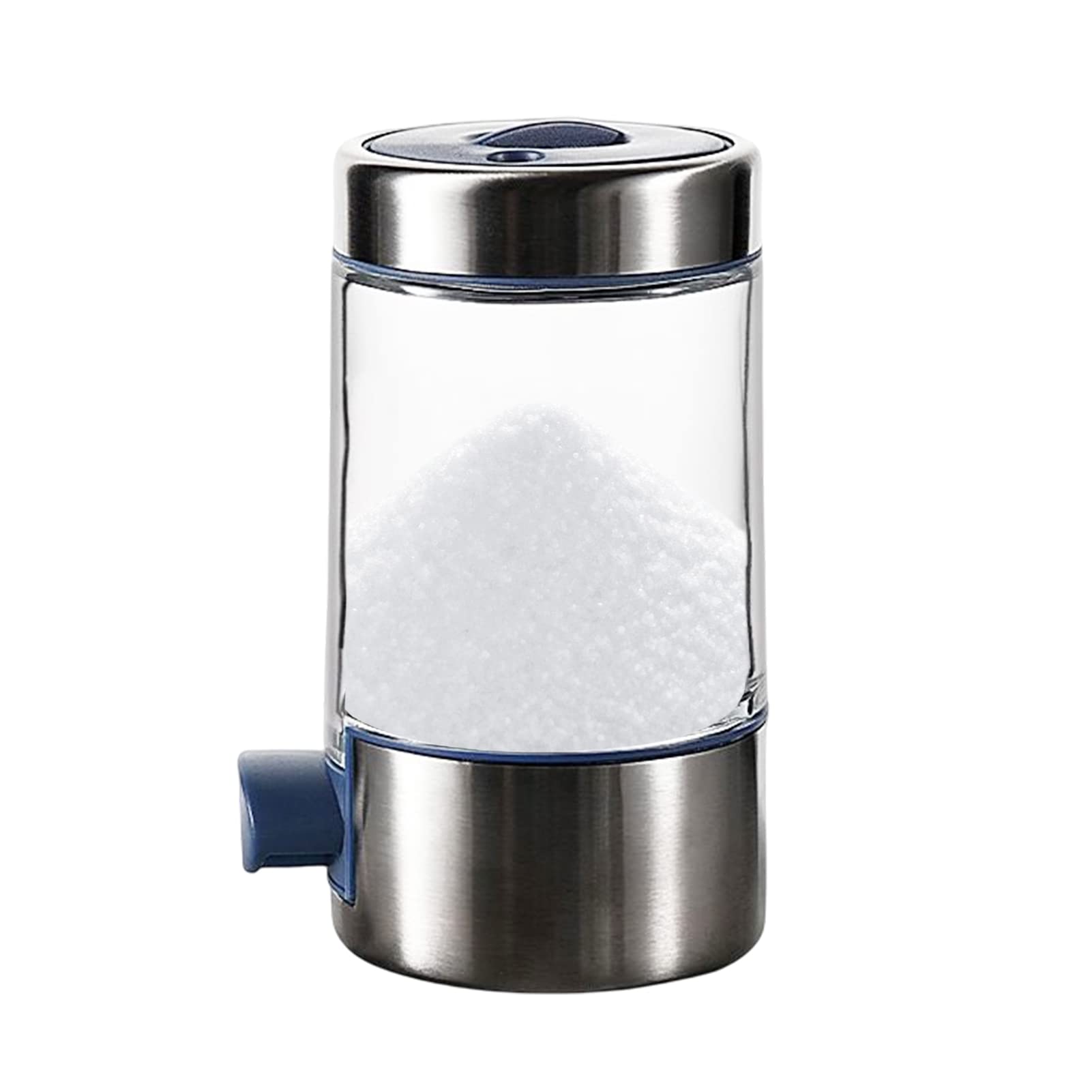 Amazon｜2個 調味料入れ 密閉 ワンタッチ ガラス シュガーポット 塩